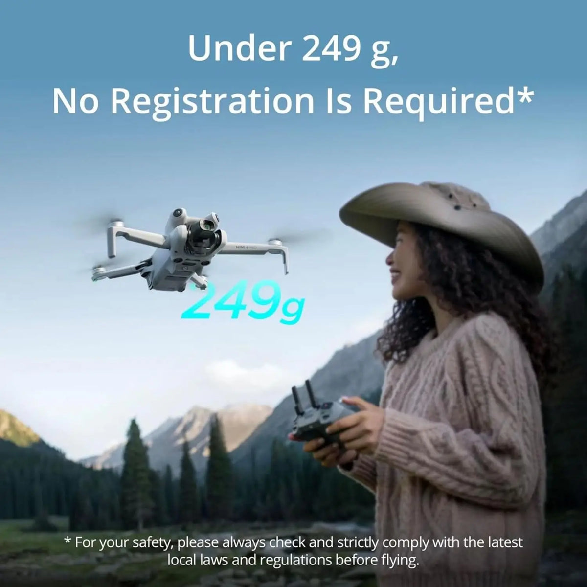 DJI Mini 4 Pro 4K Camera Drone With Smart Controller