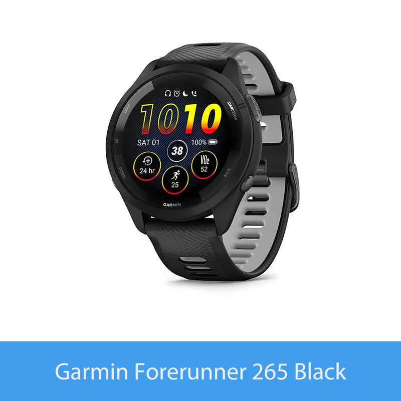 Garmin Forerunner 265 GPS Smartwatch AMOLED Display Heart Rate Monitor