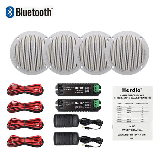 Herdio 160W Marine Bluetooth Speaker Outdoor Waterproof