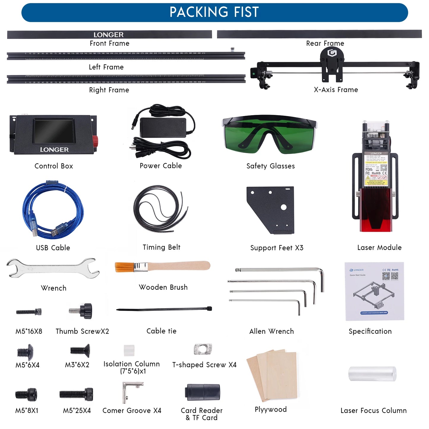 Longer RAY5 10W Laser Engraver For Wood Metal Leather