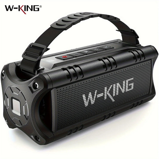 W-King Bluetooth Speaker 30W Portable Wireless Outdoor Speaker IPX6 Waterproof