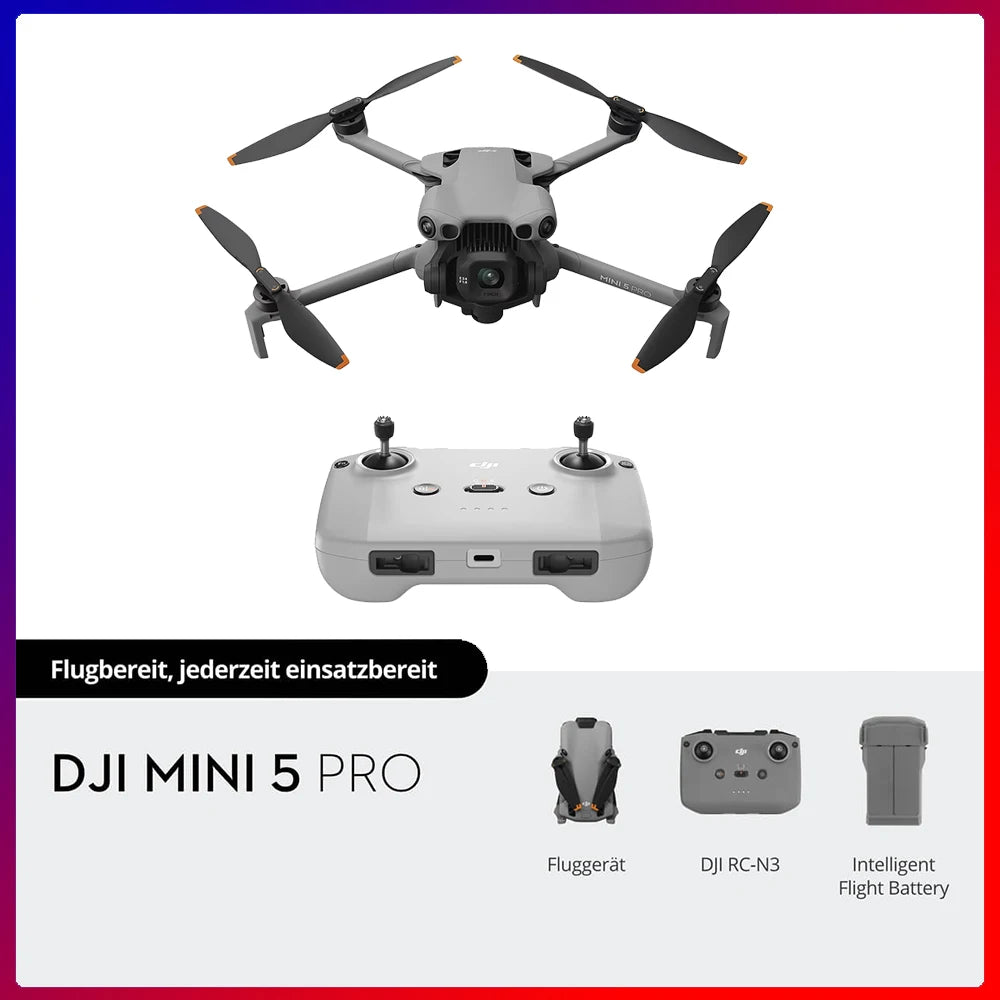 DJI Mini 5 Pro Foldable Drone With 4K Camera And Tracking
