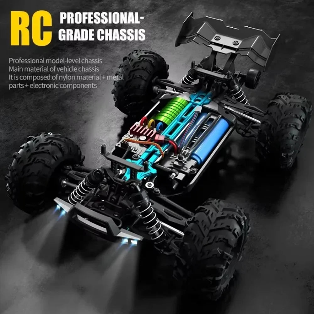 SUCHIYURC 4WD Remote Control Monster Truck With LED Lights