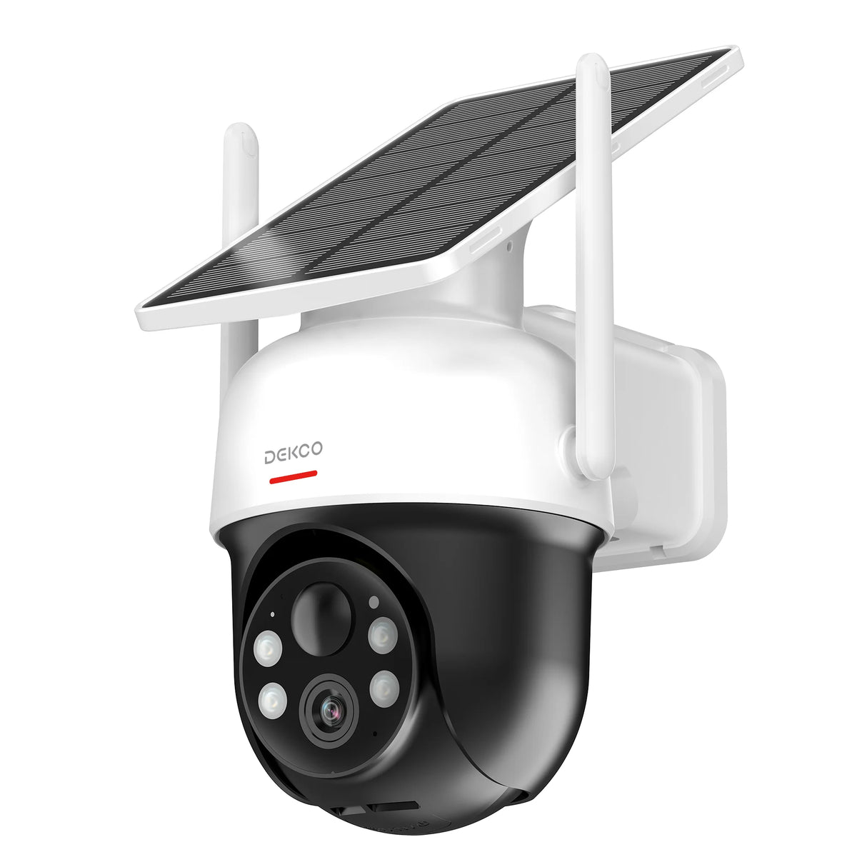 Dekco 3MP Wireless Solar PTZ Security Camera With Audio