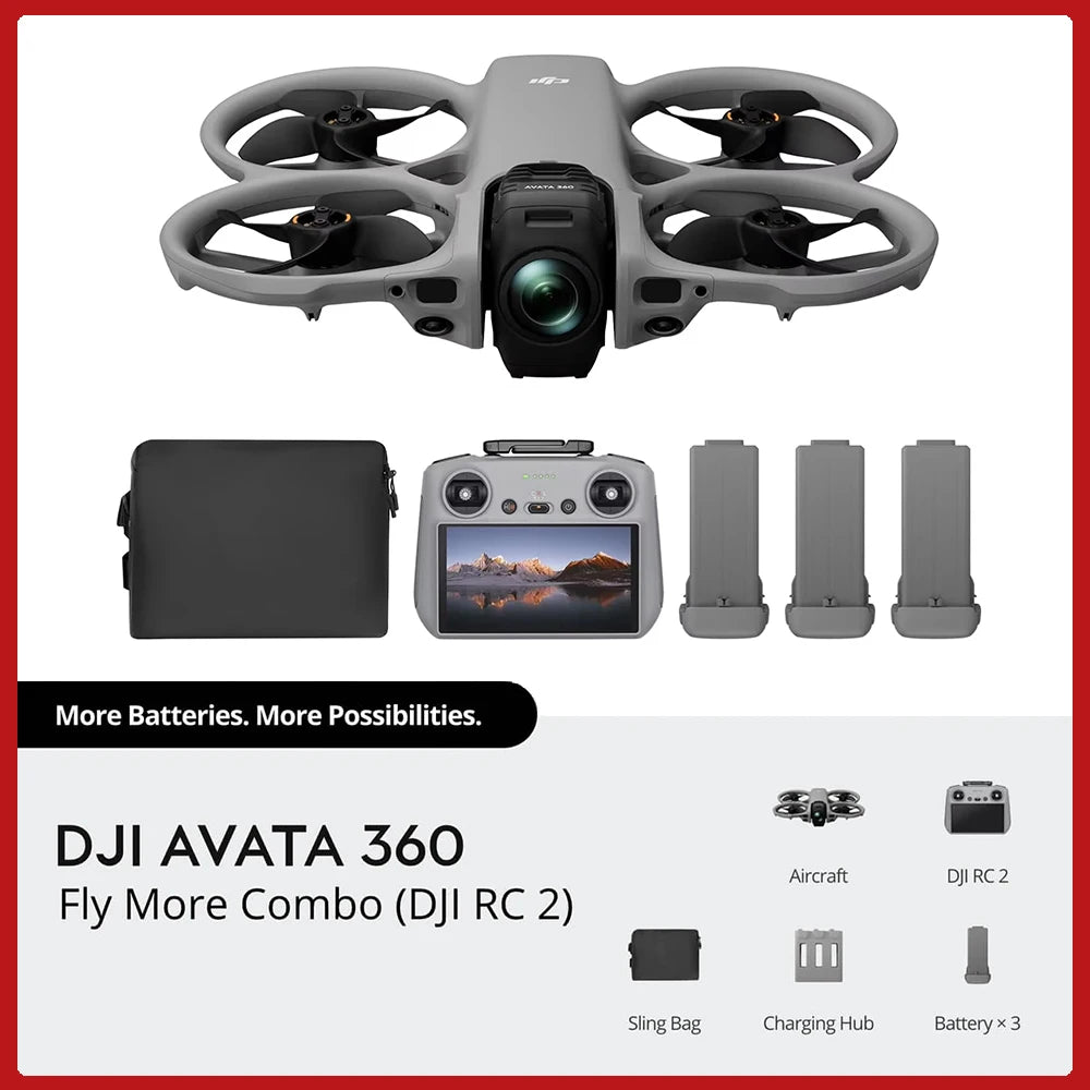 DJI Avata 360 8K 360 Camera Drone For Professional Videography