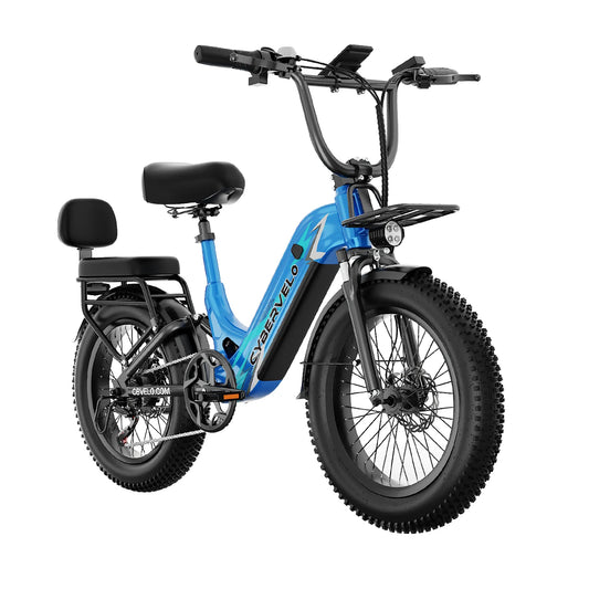 Cybervelo Electric Bike With Long Range Battery Pack