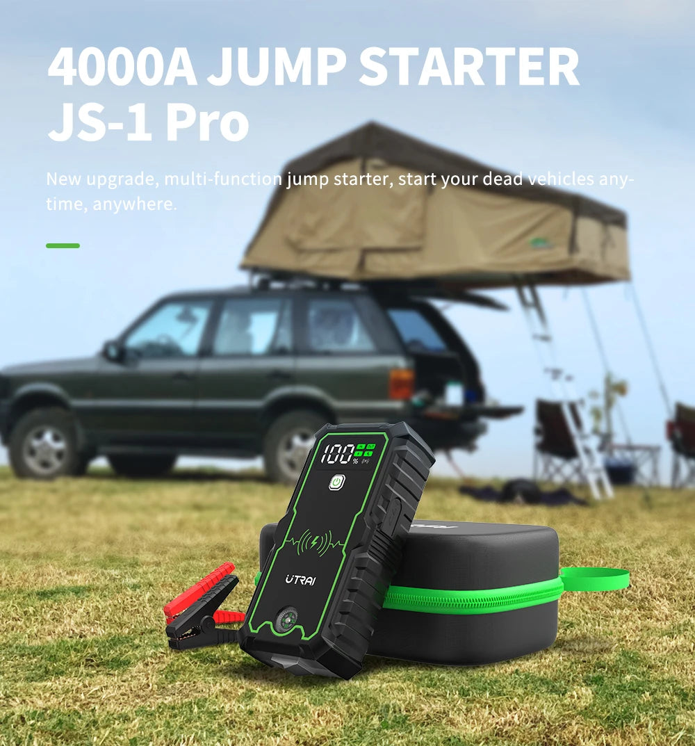 UTRAI Jump Starter Power Bank 4000A 12V Car Booster