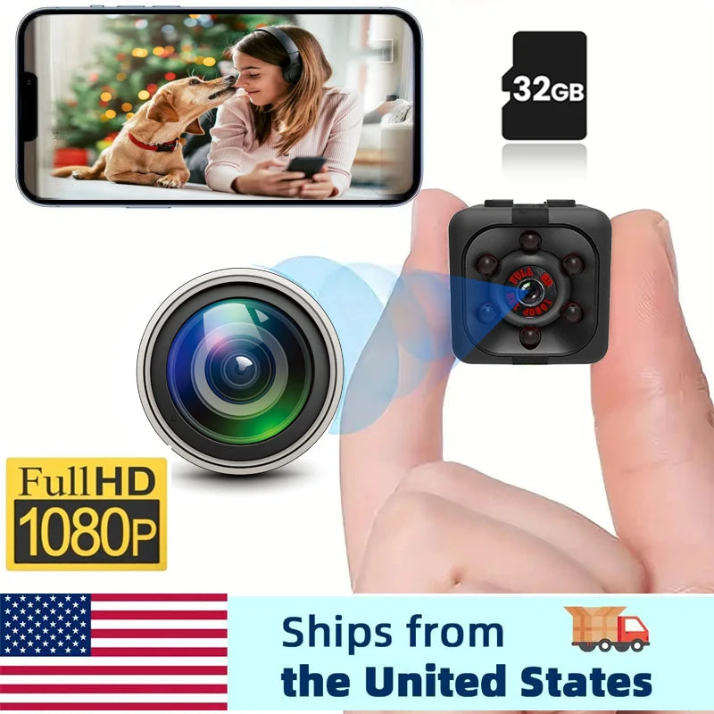 Xbibi Mini 1080P Full HD Security Surveillance Camera