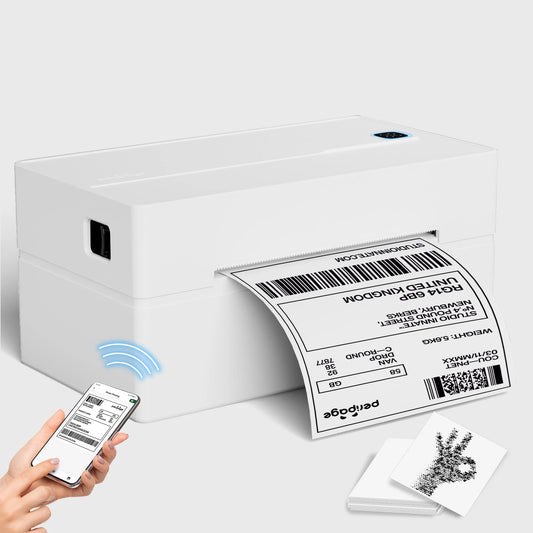 PeriPage Bluetooth Thermal Shipping Label Printer,Wireless 4x6 Shipping Label Printer for Shipping Packages,Support Windows&Mac