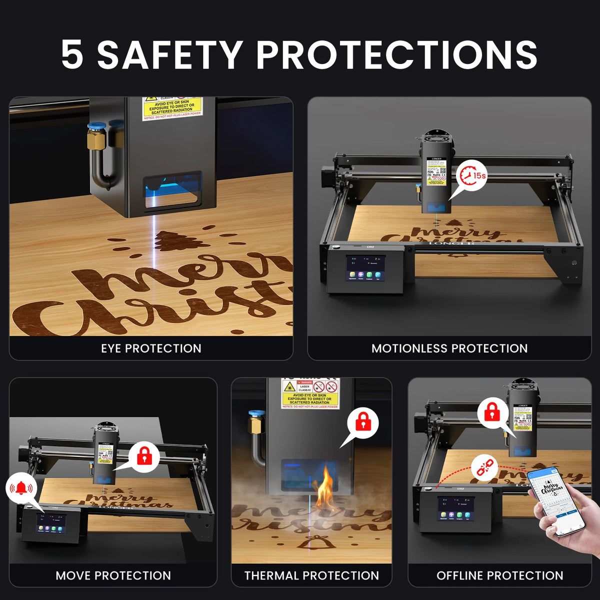 Longer RAY5 20W Laser Cutting And Engraving Desktop Kit