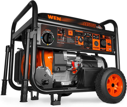 14,500-Watt 120V/240V Tri-Fuel Generator for Gas, Propane, & Natural Gas, Transfer-Switch Ready with Electric Start