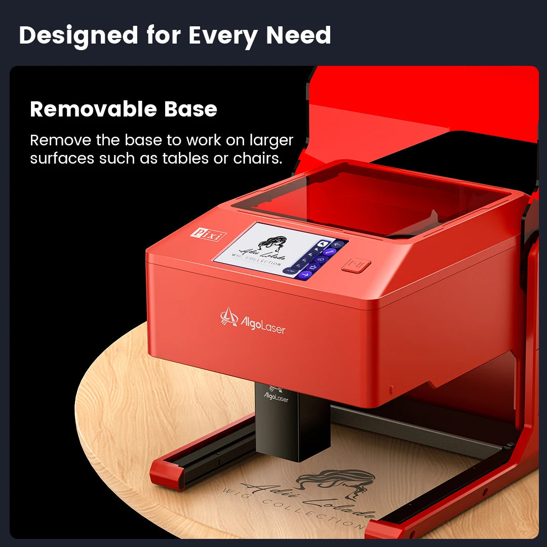 AlgoLaser PIXI Laser Engraver Portable 3 To 10W Power With 3.5 Inch Touch