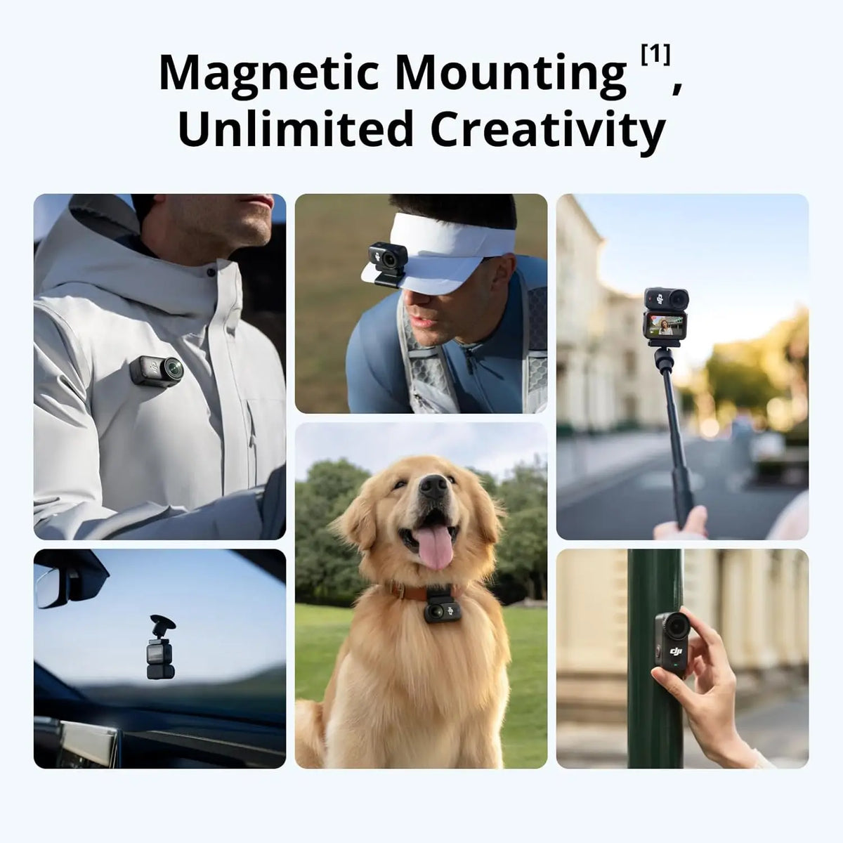 DJI Osmo Nano 4K Magnetic Vlogging Camera POV Sports Cam