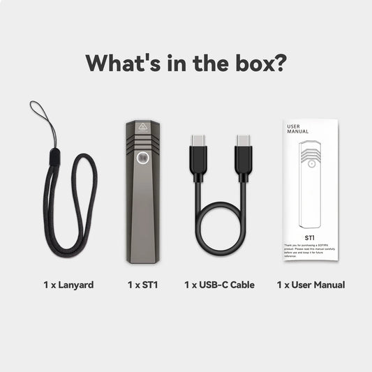 Sofirn ST1 1500 Lm USB C Rechargeable EDC Pocket Flashlight