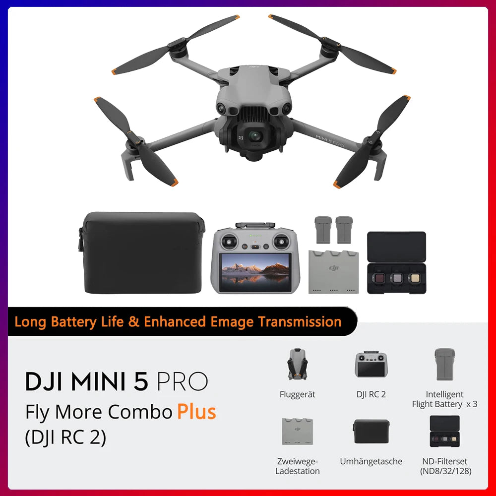DJI Mini 5 Pro Foldable Drone With 4K Camera And Tracking