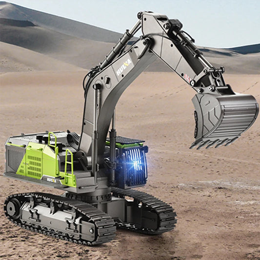 Huina RC Excavator Remote Control Construction Digger Toy