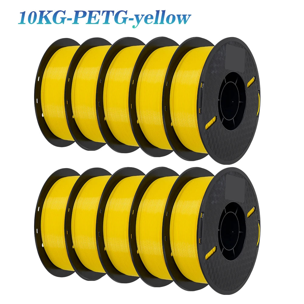 KINGROON 10KG PLA Filament PETG 3D Filament 1.75mm For 3D Printer Filament 10 Rolls/Set Mixed Colors and Materials FDM Printing Fast Ship