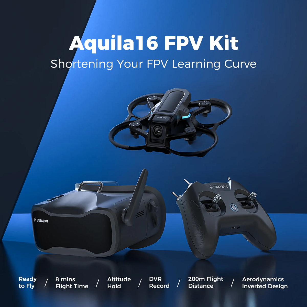 Betafpv Aquila16 Fpv Brushless Racing Drone Quadcopter Kit