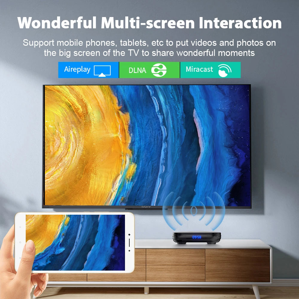 Magcubic Allwinner H618 Android TV Box Quad Core 4K 8K