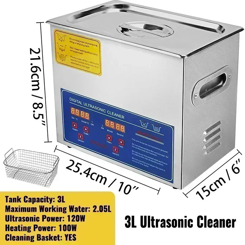VEVOR Professional Ultrasonic Cleaner for Jewelry, Watches and Metal Tools
