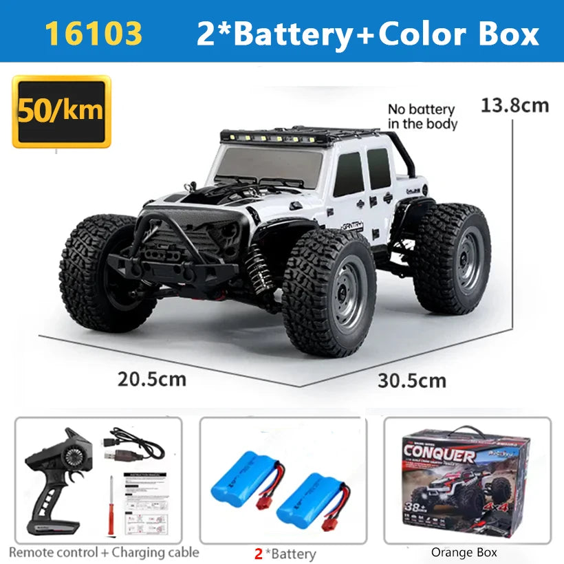 SUCHIYURC 4WD Remote Control Monster Truck With LED Lights