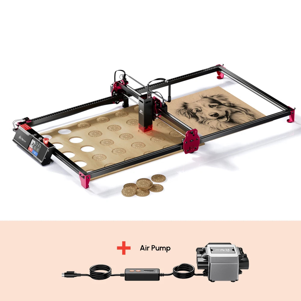 AlgoLaserCNC CNC Laser Cutter Engraver With WiFi And Offline PWM