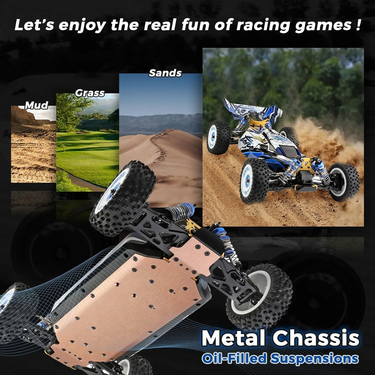 Wltoys Brushless RC Dirt Bike High Speed Off Road Racer