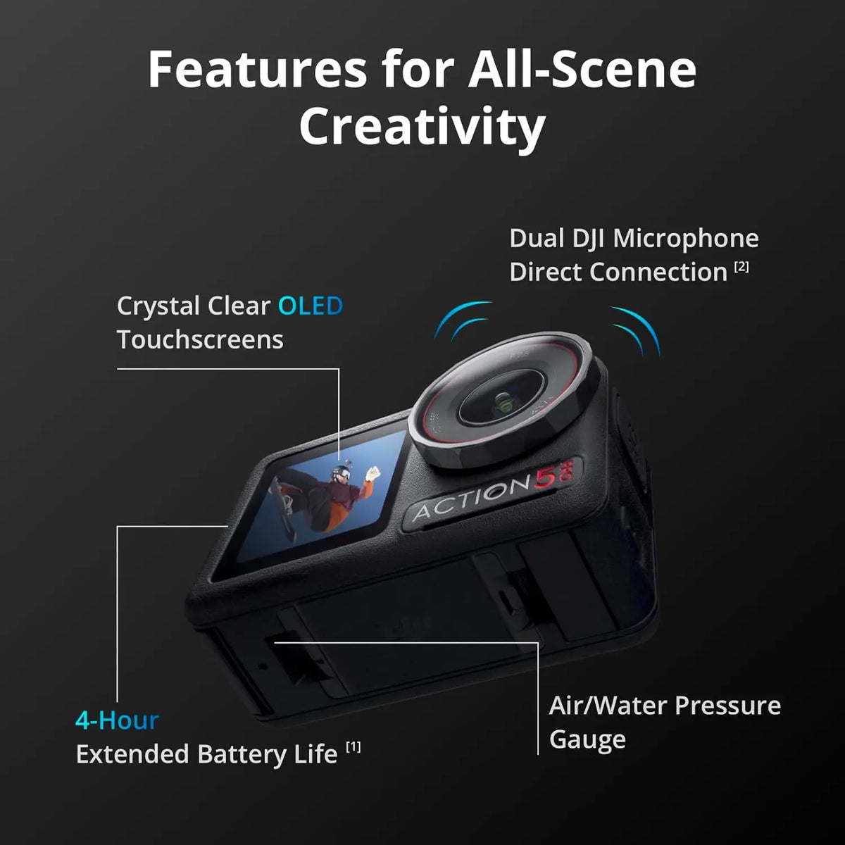DJI Osmo Action 5 Pro 4K Waterproof Video Camera