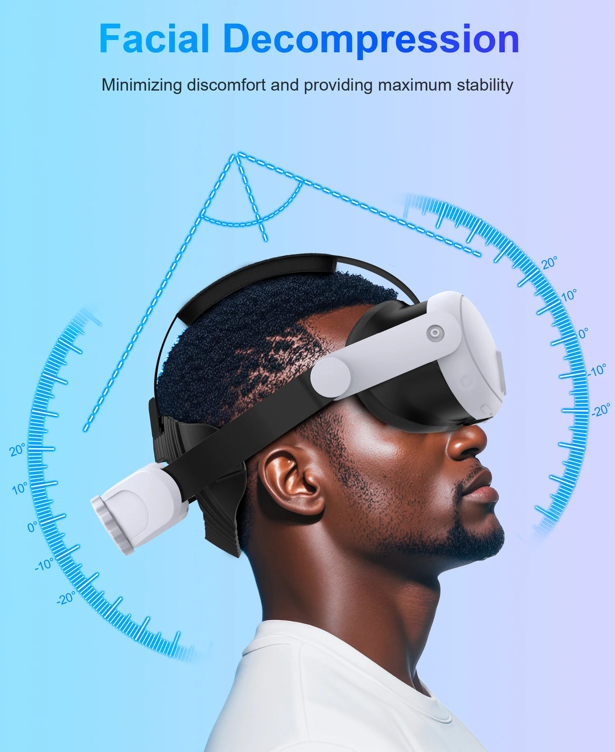 DinoFire Comfort Fit Head Strap For Meta Quest 3 Series
