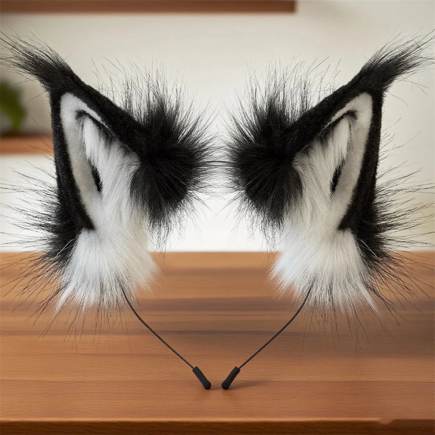 HiriginCN Fox Ear Hair Band Faux Fur Costume Headband