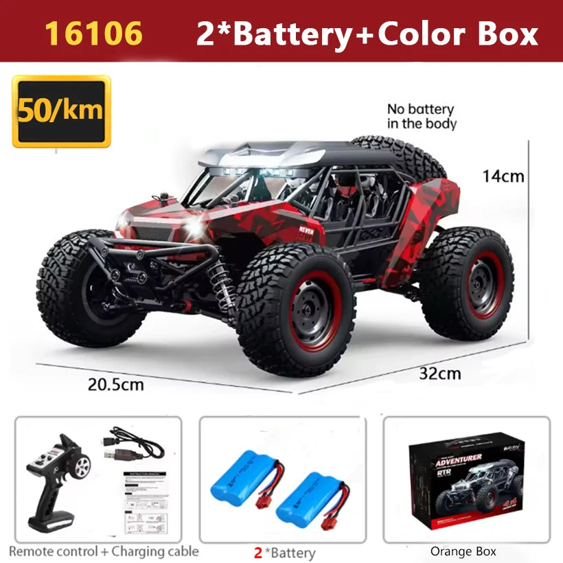 SUCHIYURC 4WD Remote Control Monster Truck With LED Lights