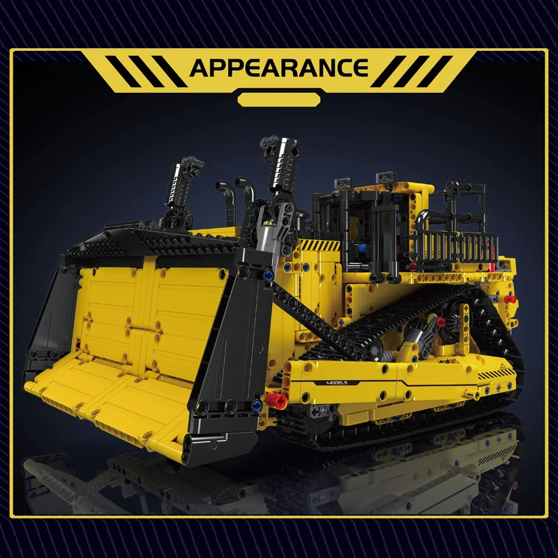 Mould King D11 Bulldozer App RC Building Block Construction Set