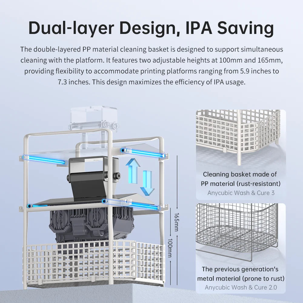 Anycubic Wash And Cure Resin 3D Printer Wash Curing Station