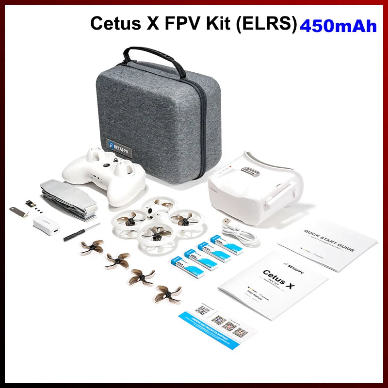 BetaFPV Cetus X FPV Racing Drone Kit With Transmitter And Goggles