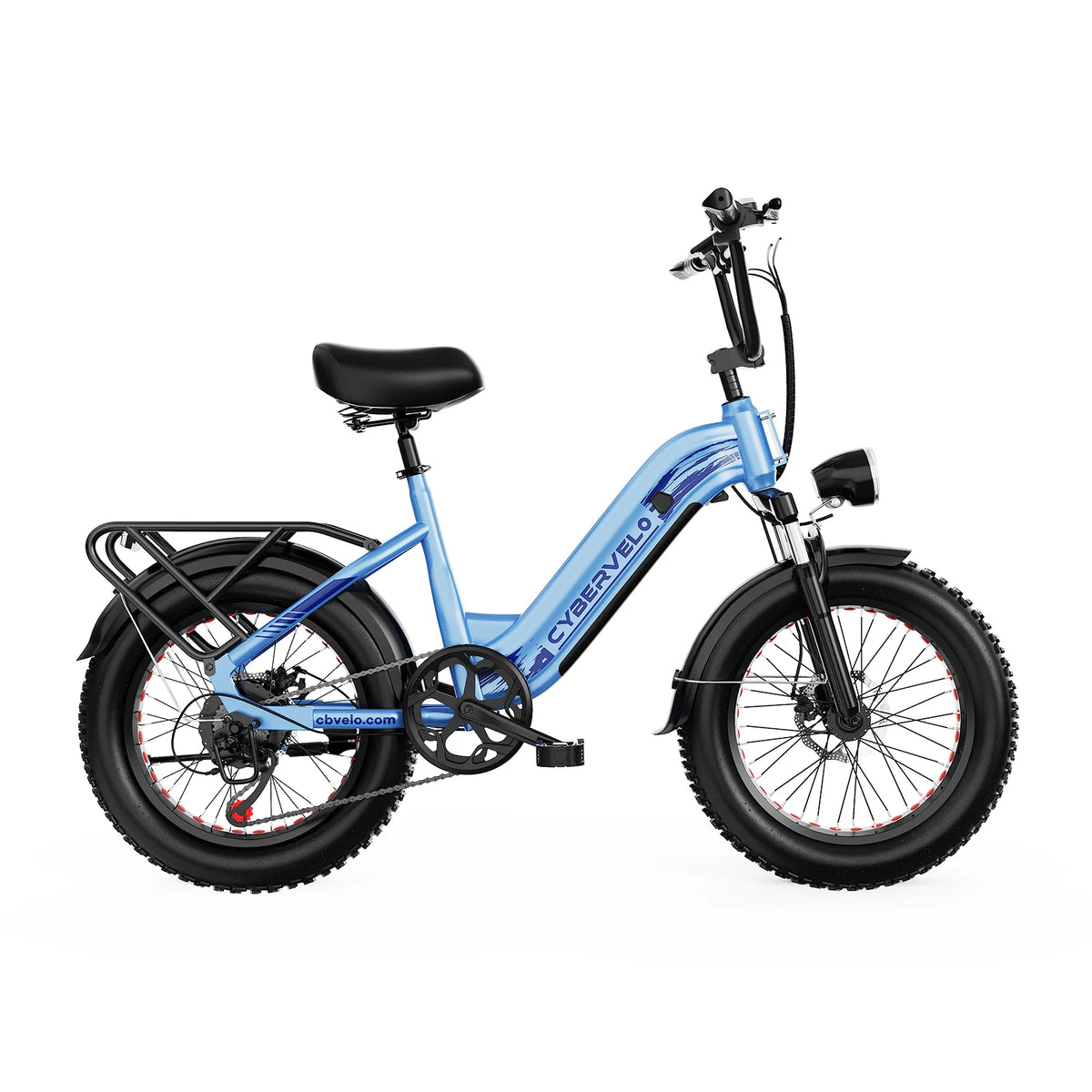 Cybervelo Electric Bike With Long Range Battery Pack