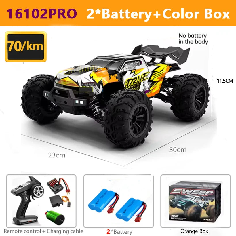 SUCHIYURC 4WD Remote Control Monster Truck With LED Lights
