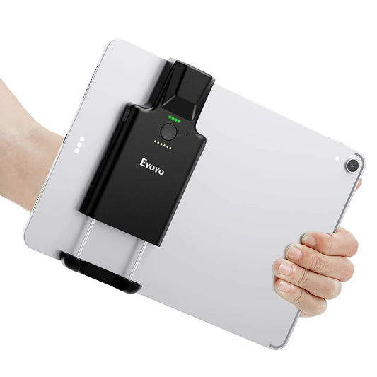 Eyoyo 1D 2D Bluetooth Barcode Scanner Back Clip Design Wireless Portable QR Code Reader for Fast Scanning UPC ISBN PDF417 Data Matrix Bar Codes Works with iPhone iPad
