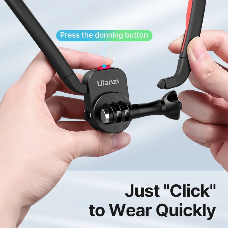 Ulanzi Go Quick II Magnetic Neck Mount For Action Cameras