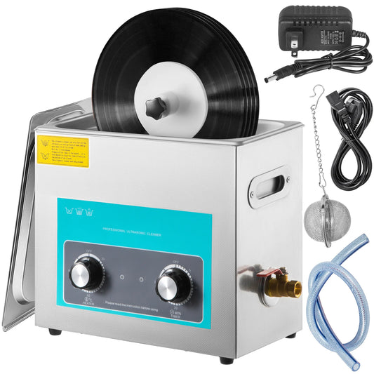 SucceBuy Ultrasonic Cleaner For Vinyl Records And Jewelry