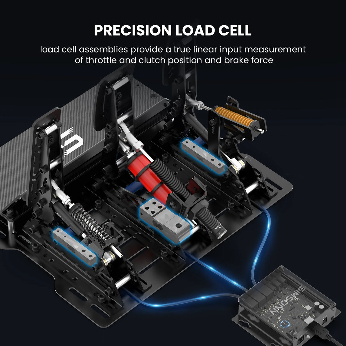 Simsonn Pro X Ultra Pressure Sensor Sim Racing Pedals
