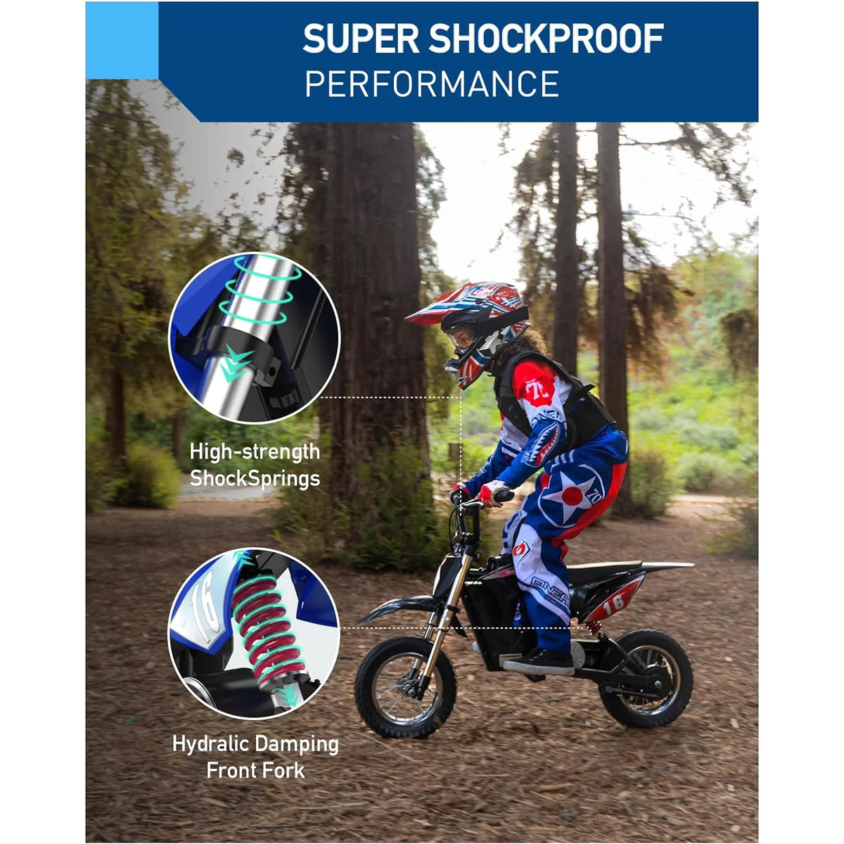 Hiboy Electric Dirt Bike For Kids With Long Range Battery