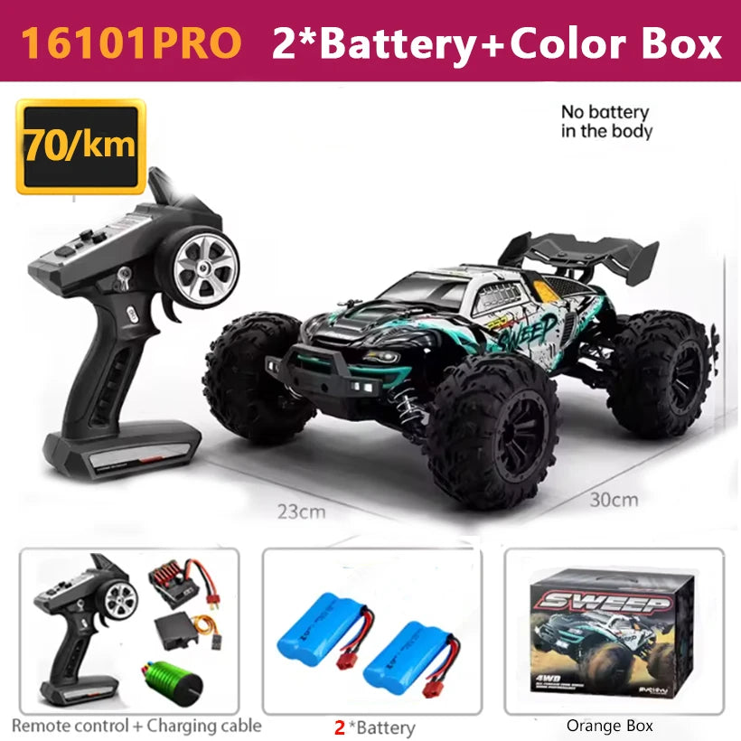 SUCHIYURC 4WD Remote Control Monster Truck With LED Lights