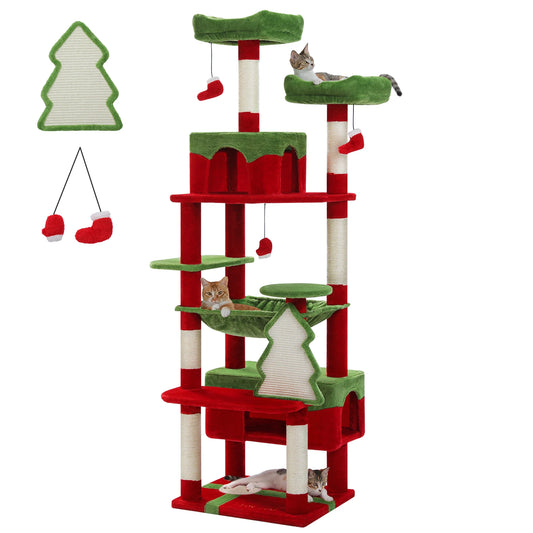 PAWZ Road Cat Tree With Sisal Scratching Posts And Condos