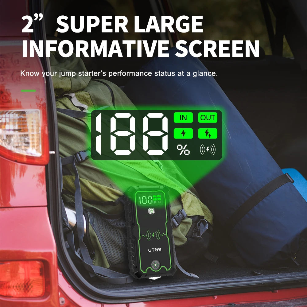 UTRAI Jump Starter Power Bank 4000A 12V Car Booster