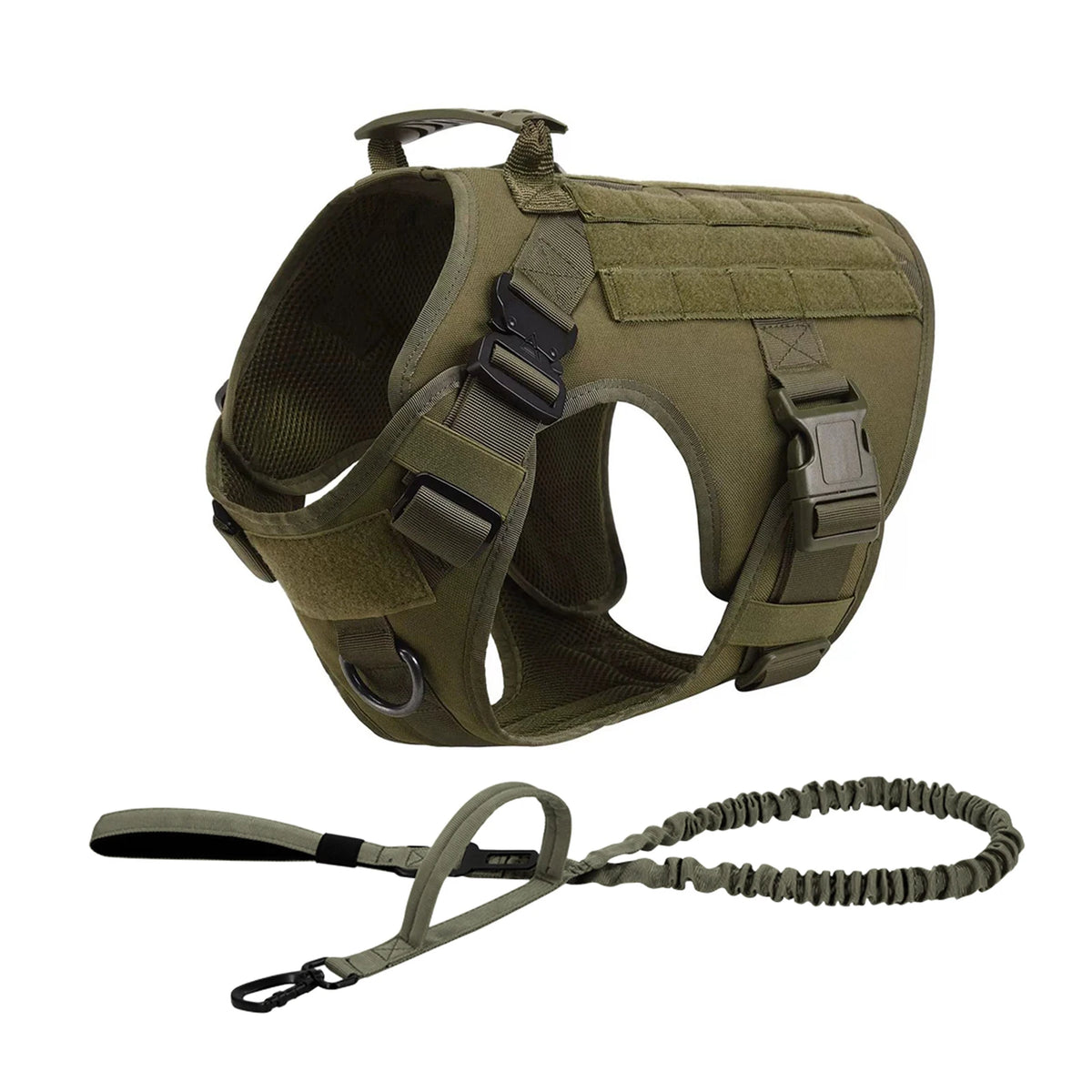 Petavel Tactical Padded Dog Harness With Quick Release Buckle