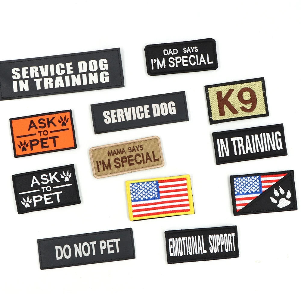 PetraVel Tactical Dog Harness Vest Set With Training Accessories
