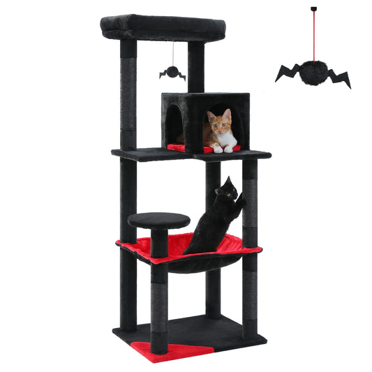 PAWZ Road Gothic Cat Tree Indoor Tall Sisal Hammock