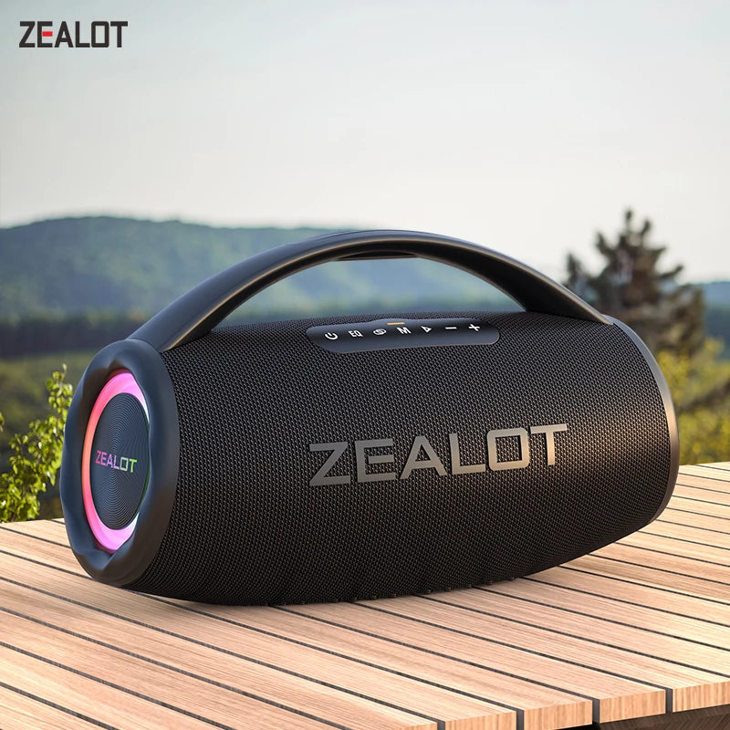 Zealot S97 80W Bluetooth Speaker With RGB Lighting Waterproof