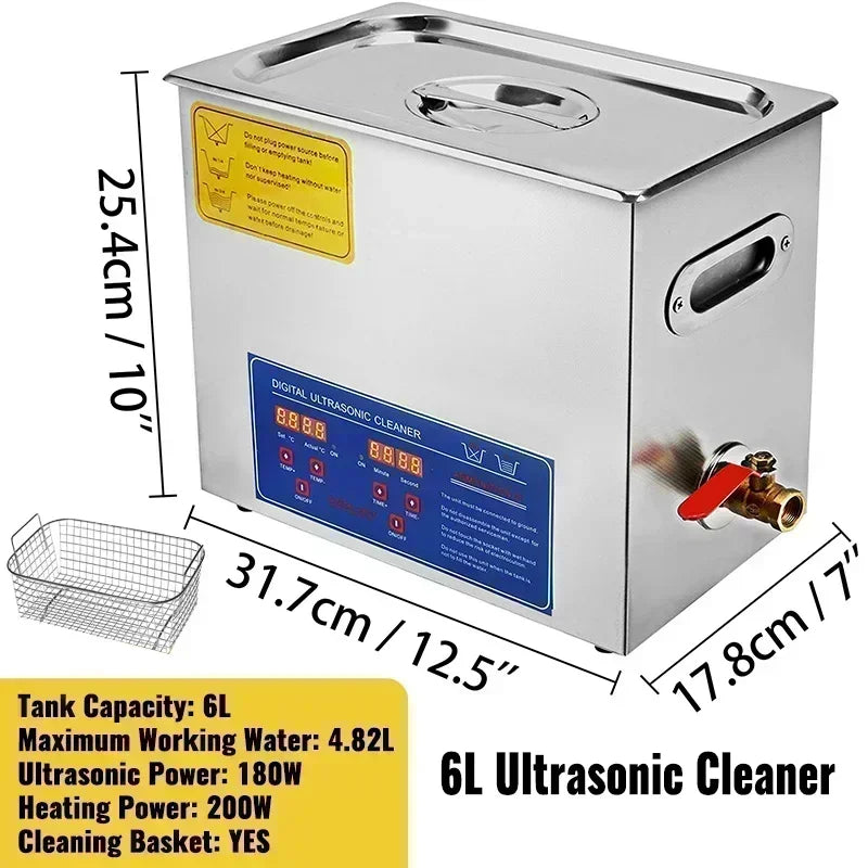 VEVOR Professional Ultrasonic Cleaner for Jewelry, Watches and Metal Tools