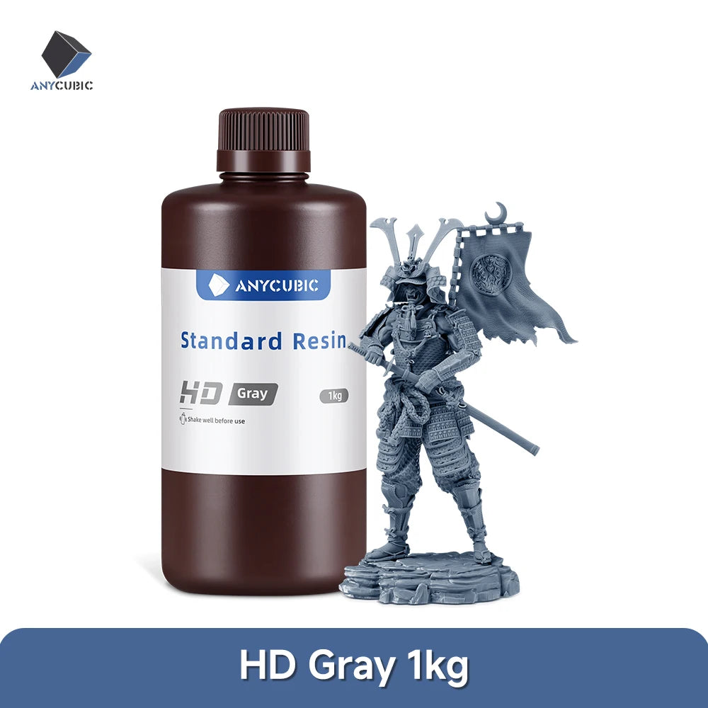 Anycubic Standard 405nm UV Photopolymer Resin for LCD 3D Printers